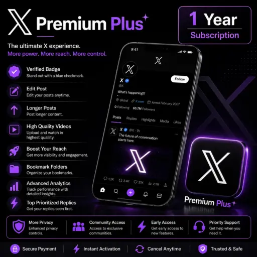 X Premium Plus | 1 Year Subscription