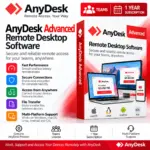 AnyDesk Advanced Remote Desktop Software | Teams | 1 Year Subscription