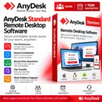 AnyDesk Standard Remote Desktop Software | Teams | 1 Year Subscription